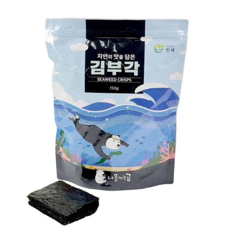 나물캐는곰 협동조합,곰푸드 황태껍질부각4종 부각1종 130g