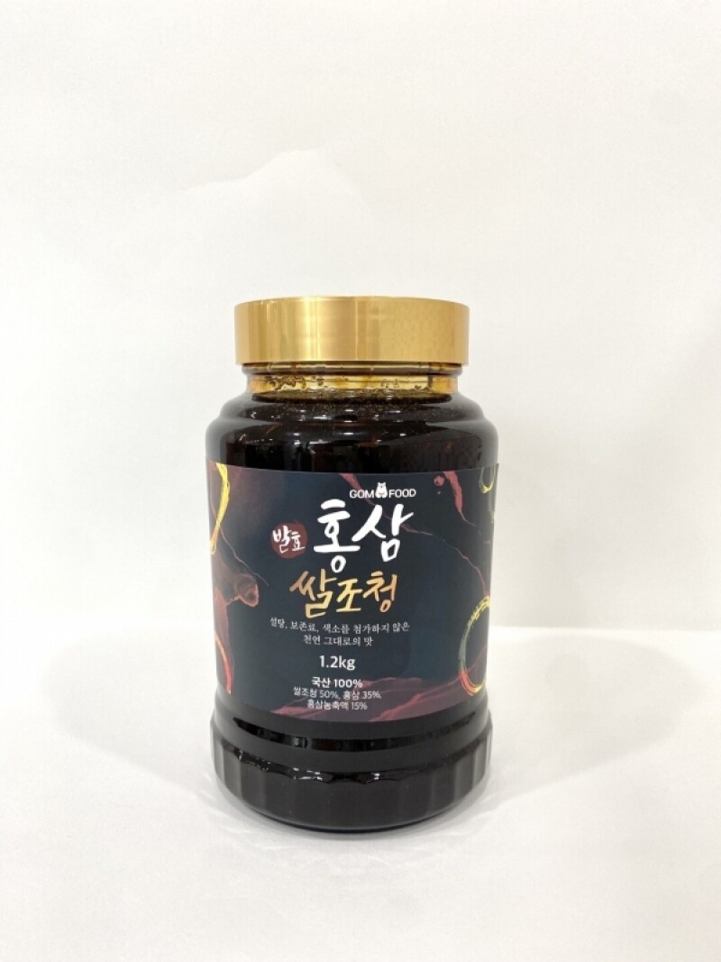 나물캐는곰 협동조합,곰푸드 발효쌀조청 5종(도라지,생강,더덕,흑마늘,홍삼)
